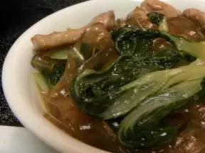 小油菜猪肉炖粉条