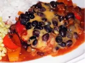 墨西哥风味鸡肉炖黑豆