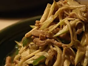 茭白肉丝