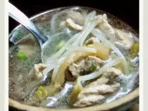 榨菜肉絲湯