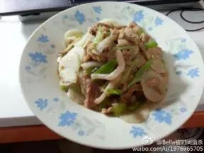 山藥片炒肉絲