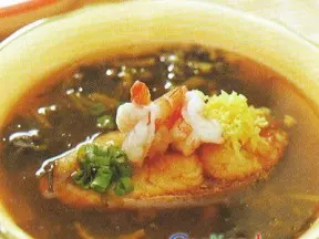 虾尾梅干菜鱼汤