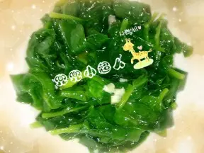 簡單蒜泥木耳菜