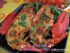 芝士蒜蓉焗龙虾