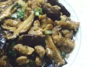 蚝油鲜菇炒肉