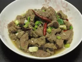 孜然炒肉絲