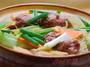 潮州白菜肉丸煲