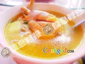 瘦肉煲雞湯