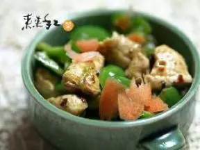 豆豉青椒炒鸡片