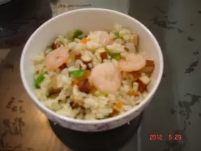 虾仁什锦炒饭