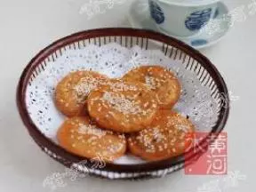 豆沙南瓜饼