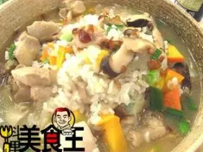 南瓜鸡肉粥