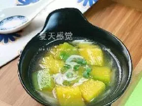 南瓜蝦皮湯