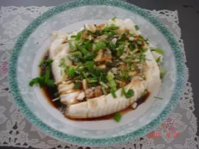 簡單菜1:小蔥涼拌豆腐