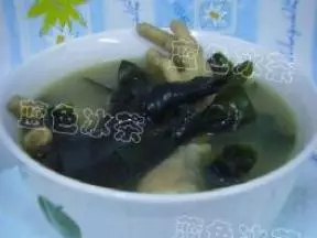 海帶結煲雞爪湯