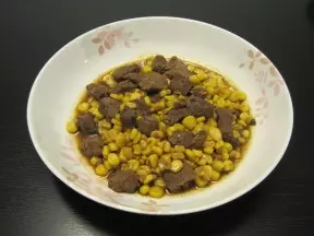 玉米牛肉粒