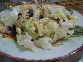 黃豆醬澆捲心菜