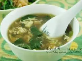 菠菜酸辣湯