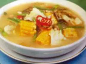 南洋風味之印尼酸辣蔬菜湯