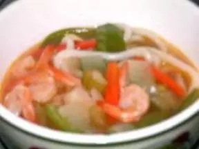 大虾米粉汤