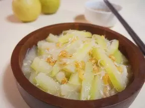 虾米粉丝煮节瓜