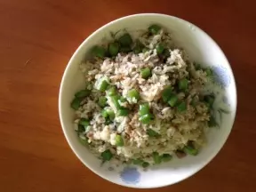 豆角炒飯