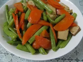 素炒豆角