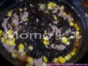 紫菜玉米肉饼