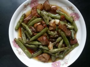 四季豆燒肉