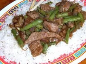 越式牛肉炒四季豆