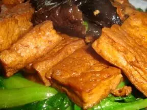 菜膽香菇豆腐
