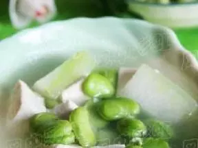 蠶豆冬瓜湯