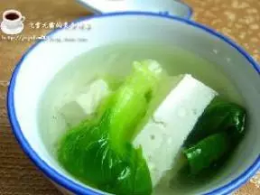 青菜豆腐湯