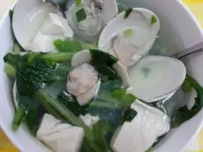 沙白芥菜豆腐汤