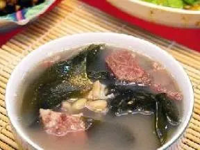 海帶眉豆豬扇骨湯