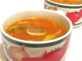 火腿番茄蘑菇汤