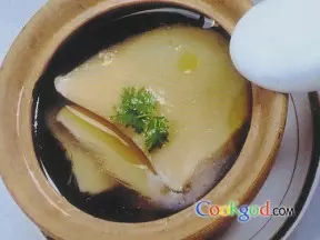 上湯白靈菇