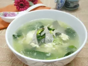 平菇雞蛋湯