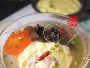 爱心肉饼蛋汤