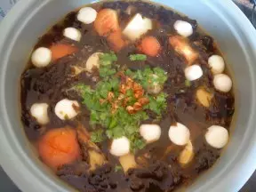 簡易魚丸紫菜湯