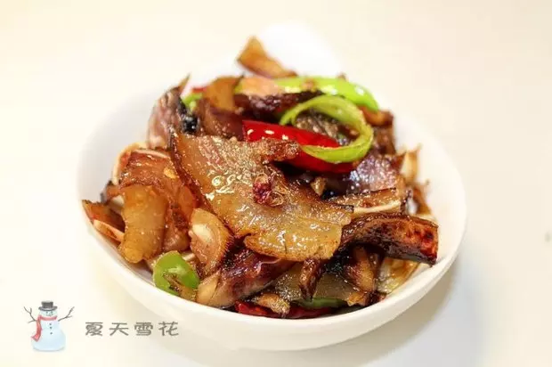 小炒臘豬頭肉