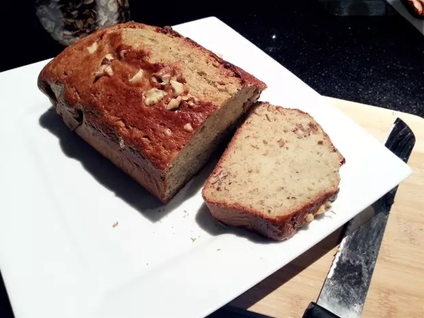 星巴克香蕉核桃蛋糕（Banana loaf）