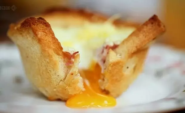 【Rachel khoo】热三明治马芬（Croque Madame Muffins）