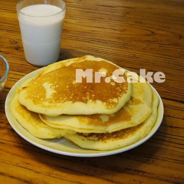 平底锅版松饼 当早餐很不错哦