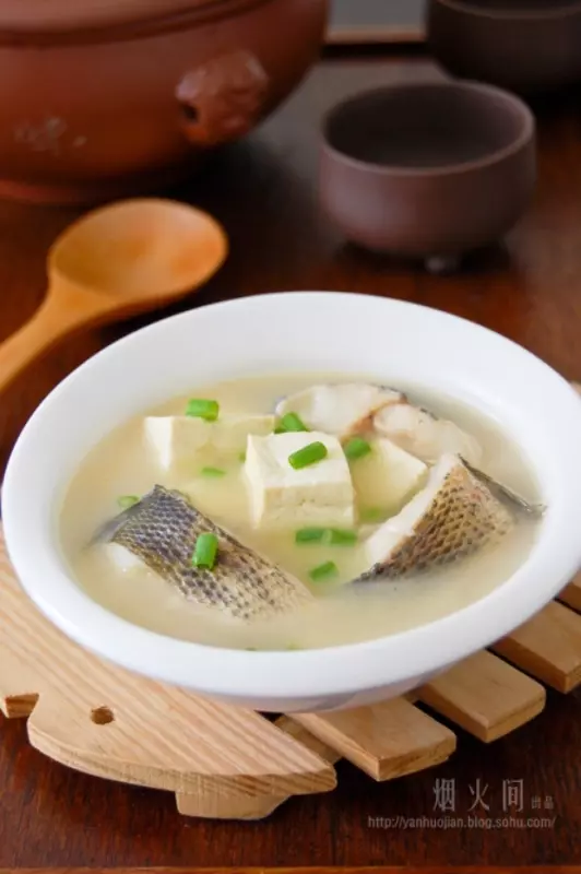 豆腐黑魚湯