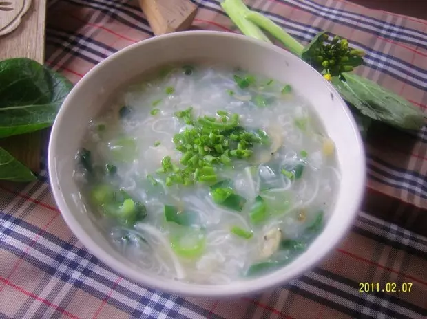 面線煮稀飯