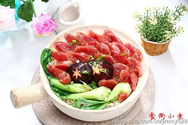 腊肠煲仔饭