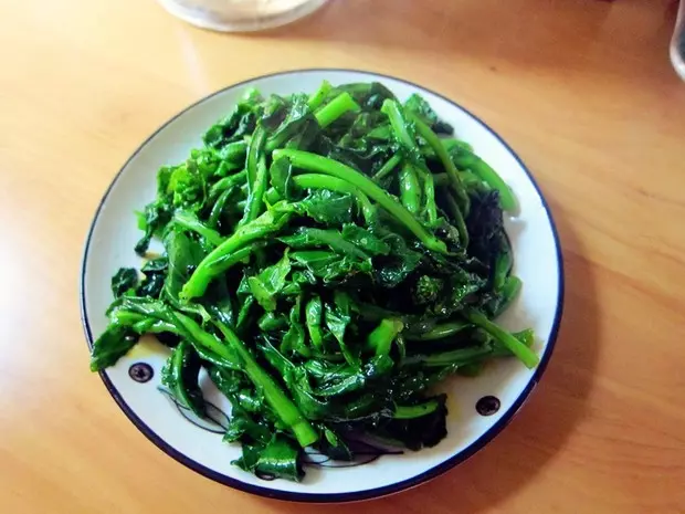 炝炒青油菜