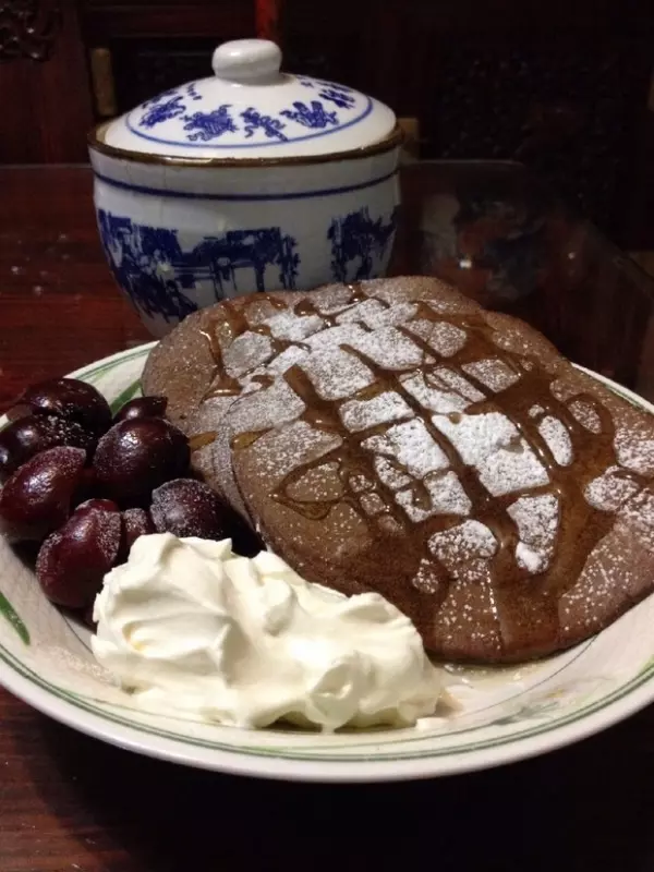 隨意的巧克力鬆餅 chocolate pancake