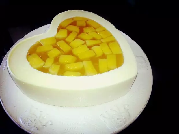 芒果果凍慕絲蛋糕